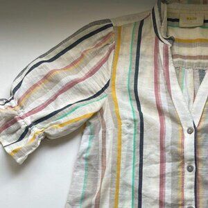 Anthropologie Summer Blouse Top S/M